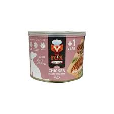 کنسرو پته فیله مرغ و گوشت 500 گرم سگ فاکس FOX
