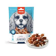 تشویقی سگ دورپیچ گوشت و مرغ و اردک 100 گرم ونپی Wanpy