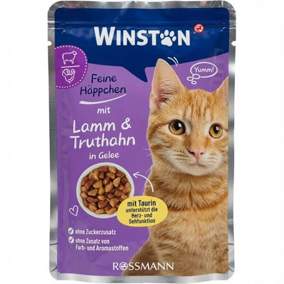 سوپ گربه گوشت گوسفند و بوقلمون وینستون WINSTON